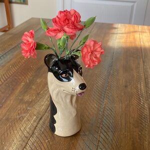 Anthropologie Dig Vase Ceramic New